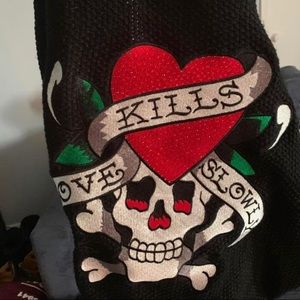 Open Front Ed Hardy Cardigan